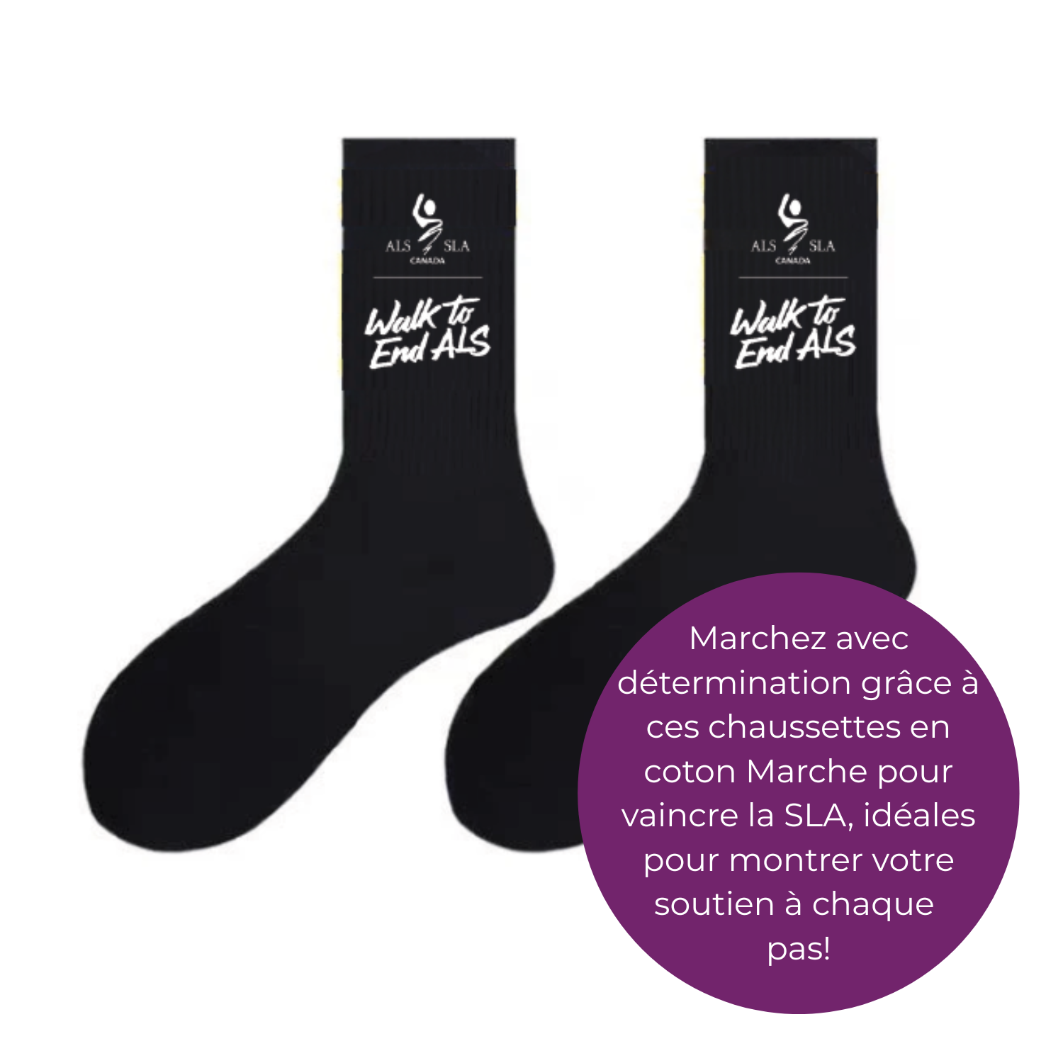 Récompense du niveau 1, chaussettes en coton pour les participants qui amassent 300 $ ou plus