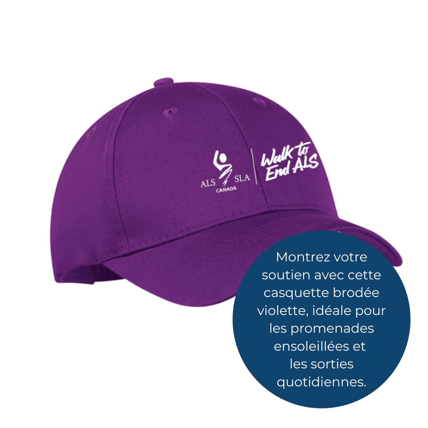 Récompense du niveau 3, casquette brodée pour les participants qui amassent 1 200 $ ou plus