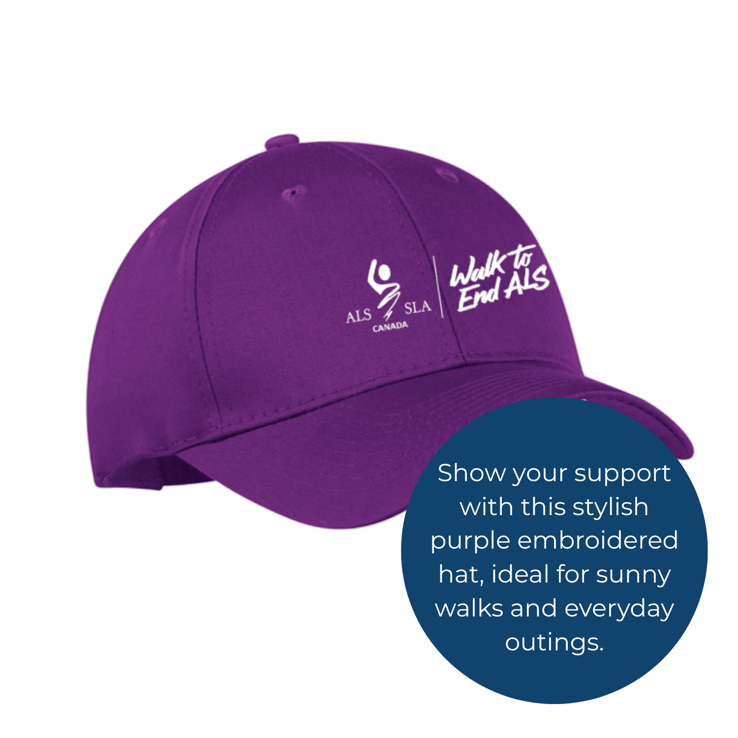 Tier 3 reward, embroidered hat for participants who raise $1,200 or more